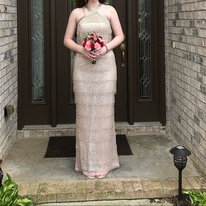 COPY - two piece full fringe Mac Duggal 4685M